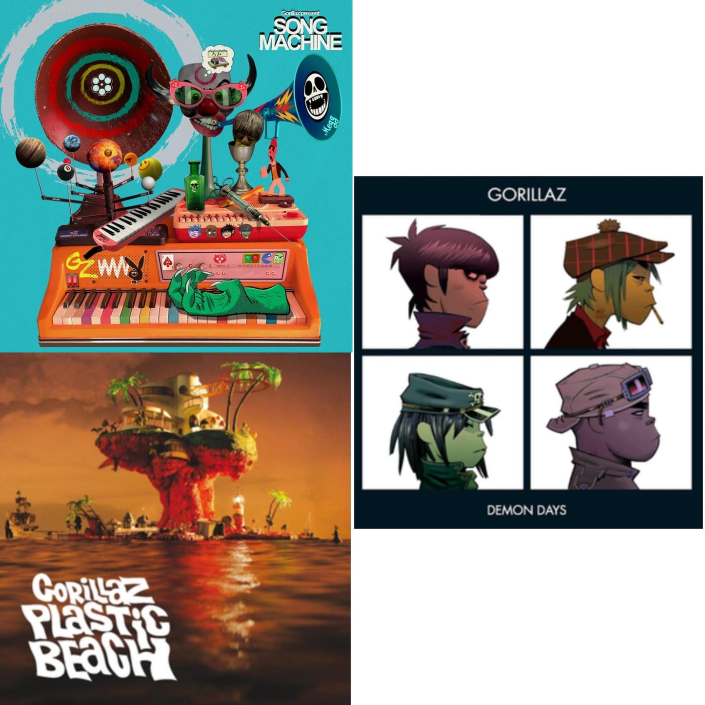 Song Machine: Season One & Plastic Beach & Demon Days (2LP)