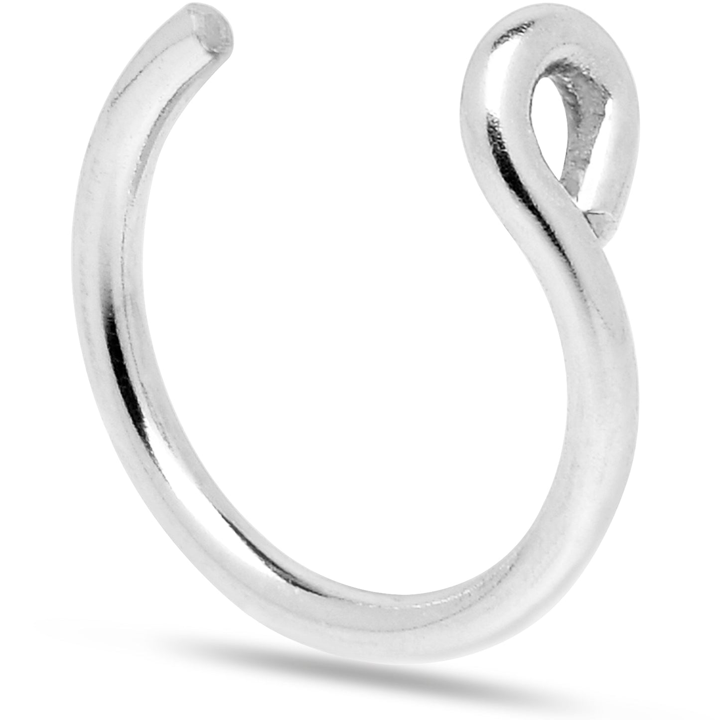 925 Sterling Silver Fake Nose Ring
