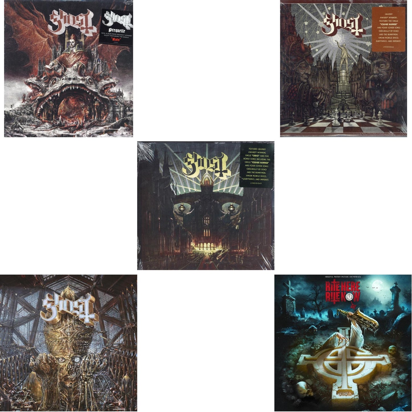 Ghost - Meliora (Deluxe Edition) & Popestar & Prequelle (LP) & Impera & Rite Here Rite Now (Ost) (2LP)