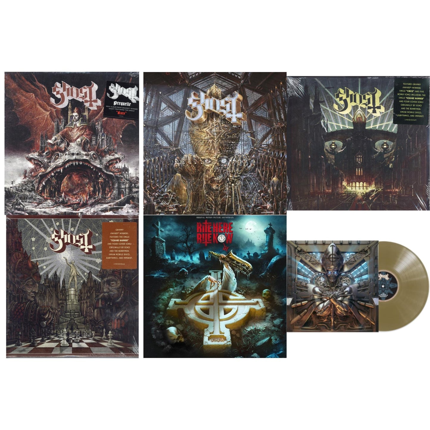 Meliora (Deluxe Edition) & Popestar & Prequelle (LP) & Impera & Phantomime (Gold LP Vinyl) & Rite Here Rite Now (Ost) (2LP)