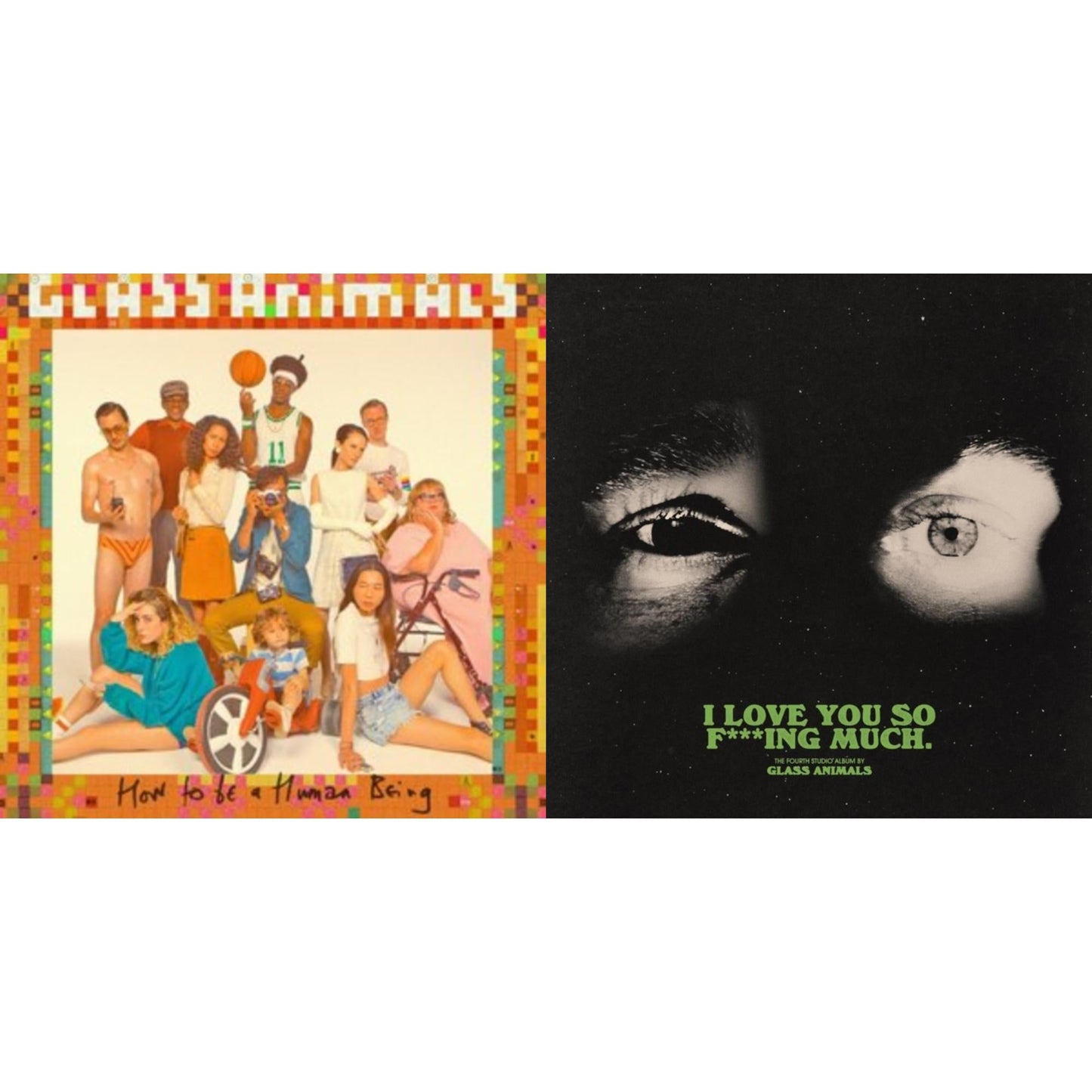 Glass Animals - I Love You So F***Ing Much (X) & How To Be A Human Being - LP Vinyl Bundle