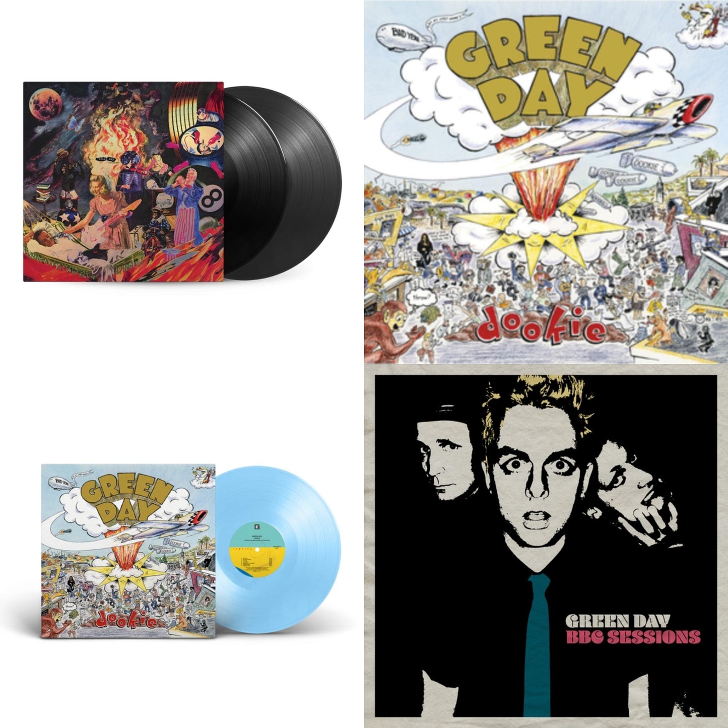 Dookie (X) (Baby Blue LP Vinyl) & Bbc Sessions (X) (2LP) & Insomniac (25Th Anniversary/2LP) & Dookie