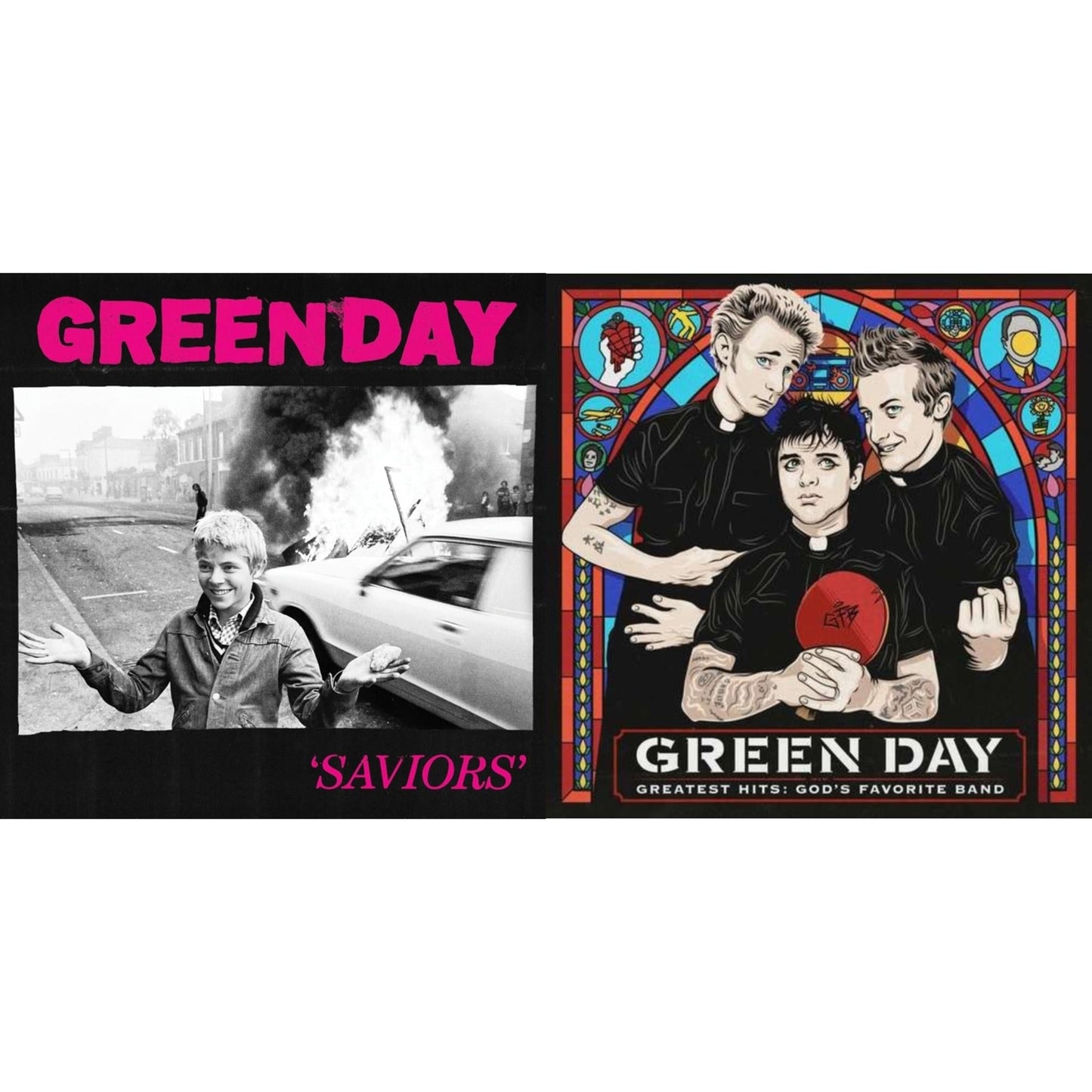 Saviors (180G/Deluxe LP Vinyl) & Greatest Hits: God's Favorite Band (X)