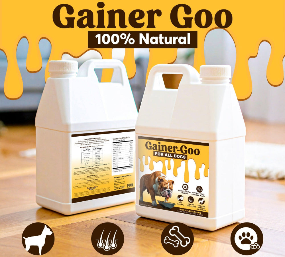 (32oz) Gainer-GOO (for All Breeds) High Calorie Fat Liquid Weight Gainer
