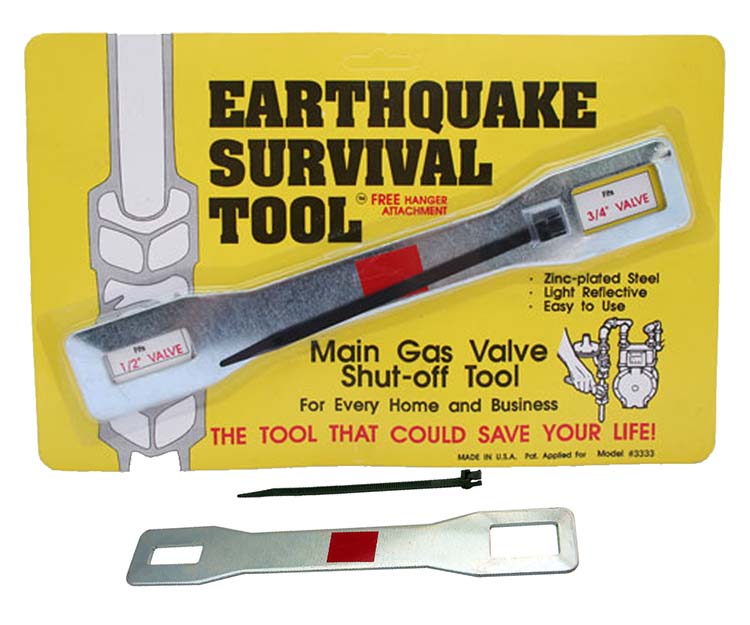 Emergency Gas Shut Off Tool | Earthquake Survival Wrench
