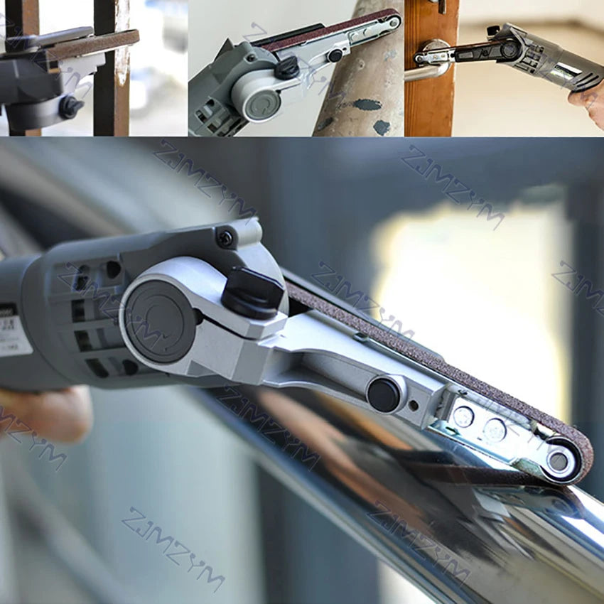 Lizard Vigilante Riff Ripper Mini Belt Sander — 260W Handheld Metal Shredder with 6-Speed Fury & 3 Abrasive Belts