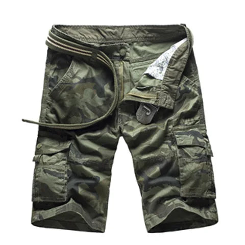 "Concrete Ghosts" – 2025 Loose Fit Camo Cargo Shorts for Men (Size 29–44) - Premium shorts from dsers - Just $32.99! Shop now at Lizard Vigilante