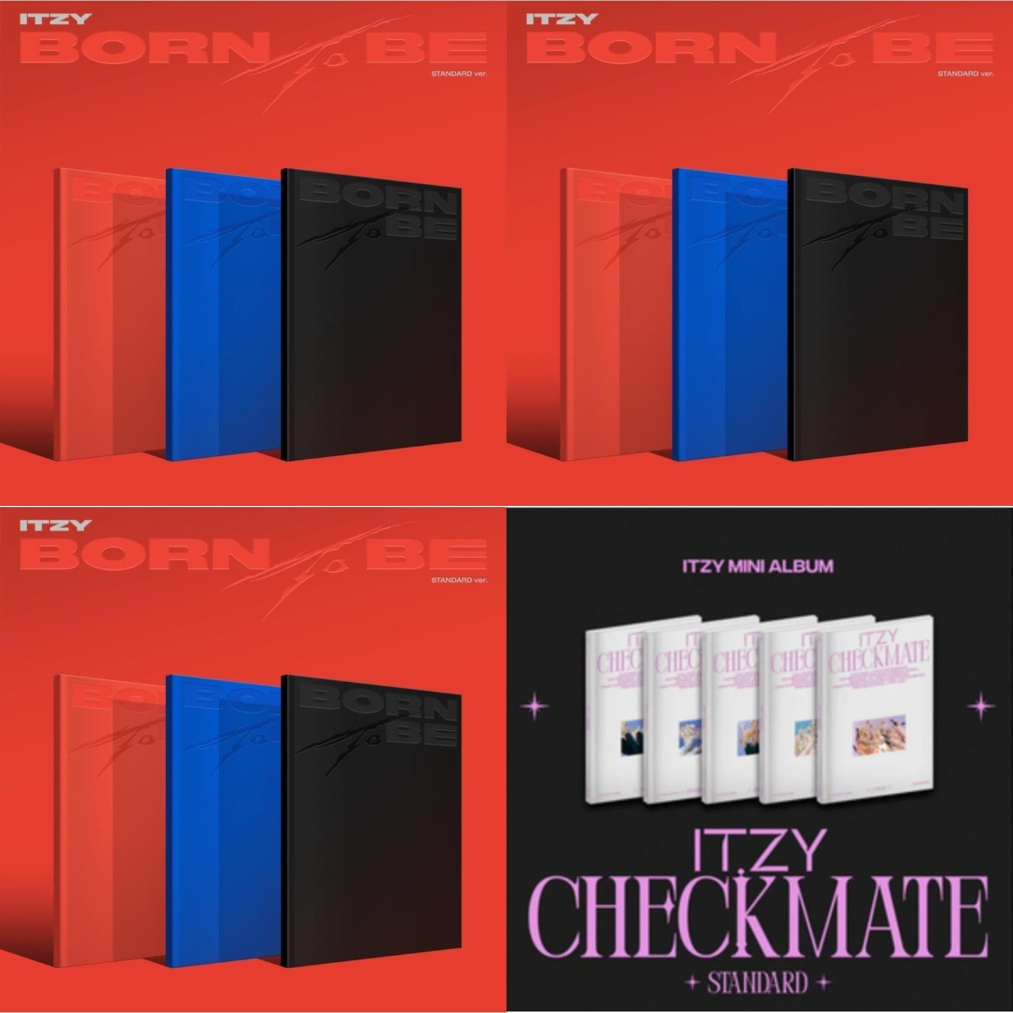 Born To Be (Version A) & Born To Be (Version B) & Born To Be (Version C) & Checkmate (Standard Edition)