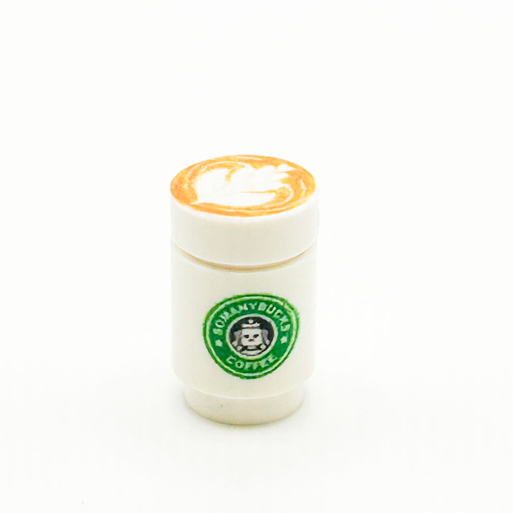 Somanybucks Coffee Cup with Leaf Foam on Top - B3 Customs