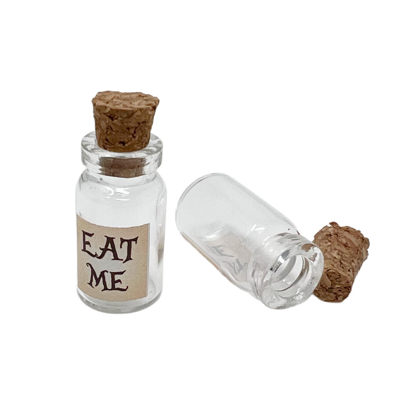 6pcs DIY art and craft Alice in Wonderland eat/drink me