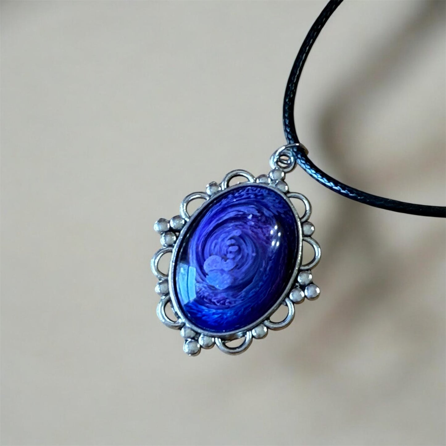 Violet Wreckage | Petri Resin Pendant – Forged in Glamour, Drenched in Grit - Premium Pendant necklace from Token Treasures - Just $19.37! Shop now at Lizard Vigilante