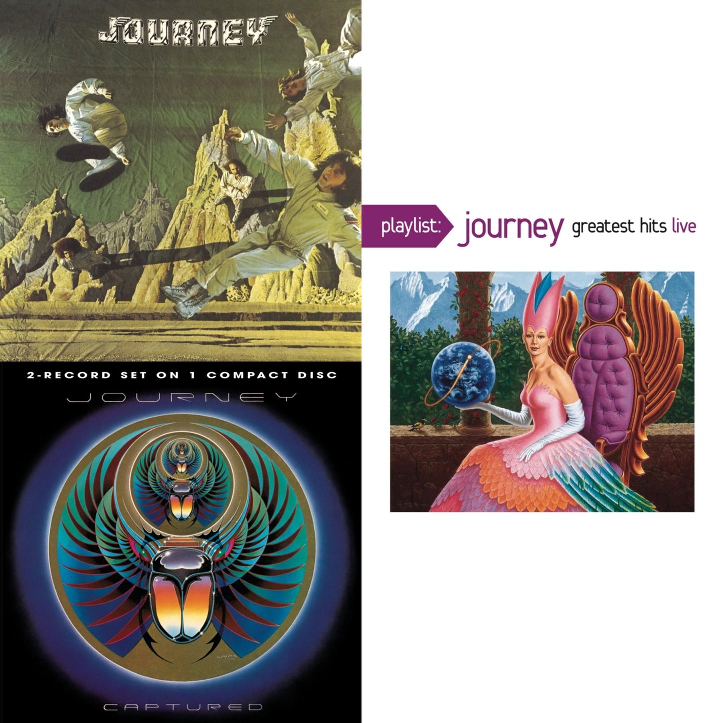 Journey & Captured & Playlist: Journey Greatest Hits Live