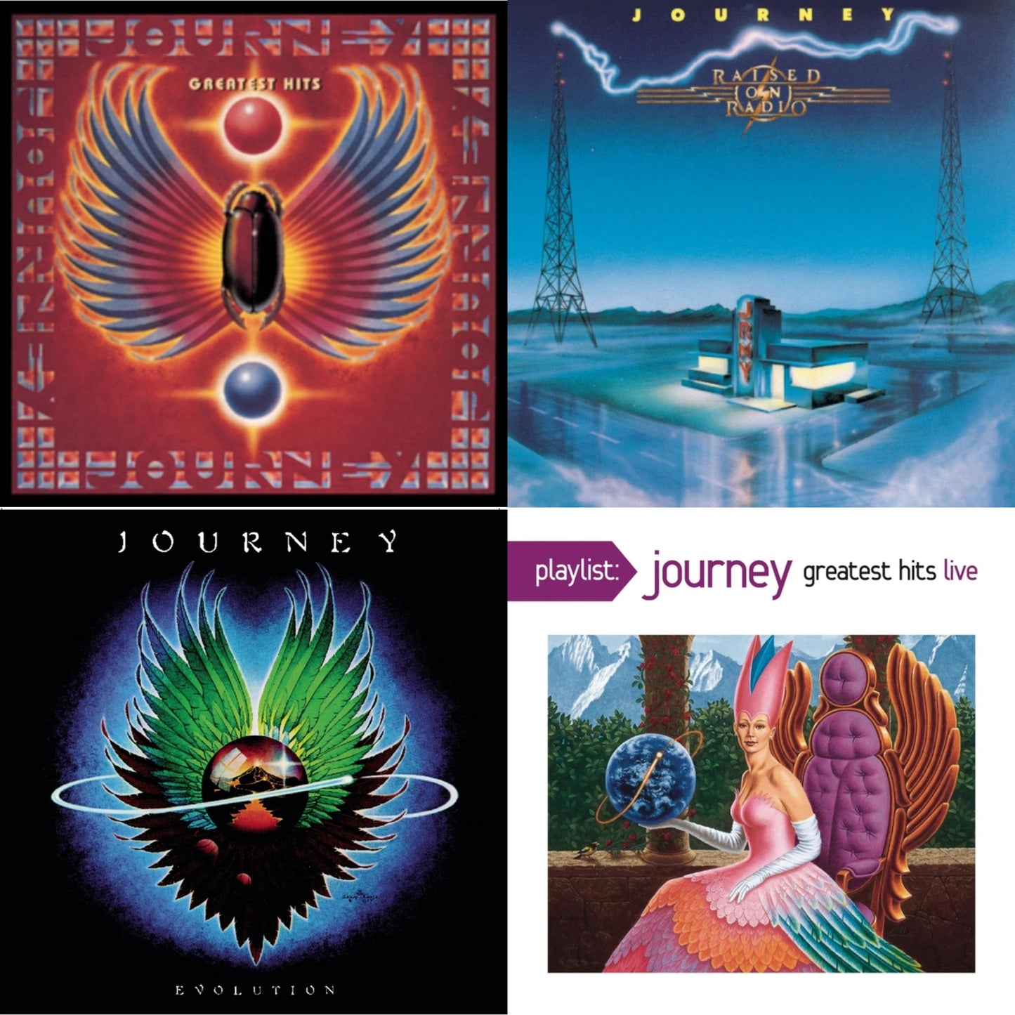 Greatest Hits & Raised On Radio & Playlist: Journey Greatest Hits Live & Evolution