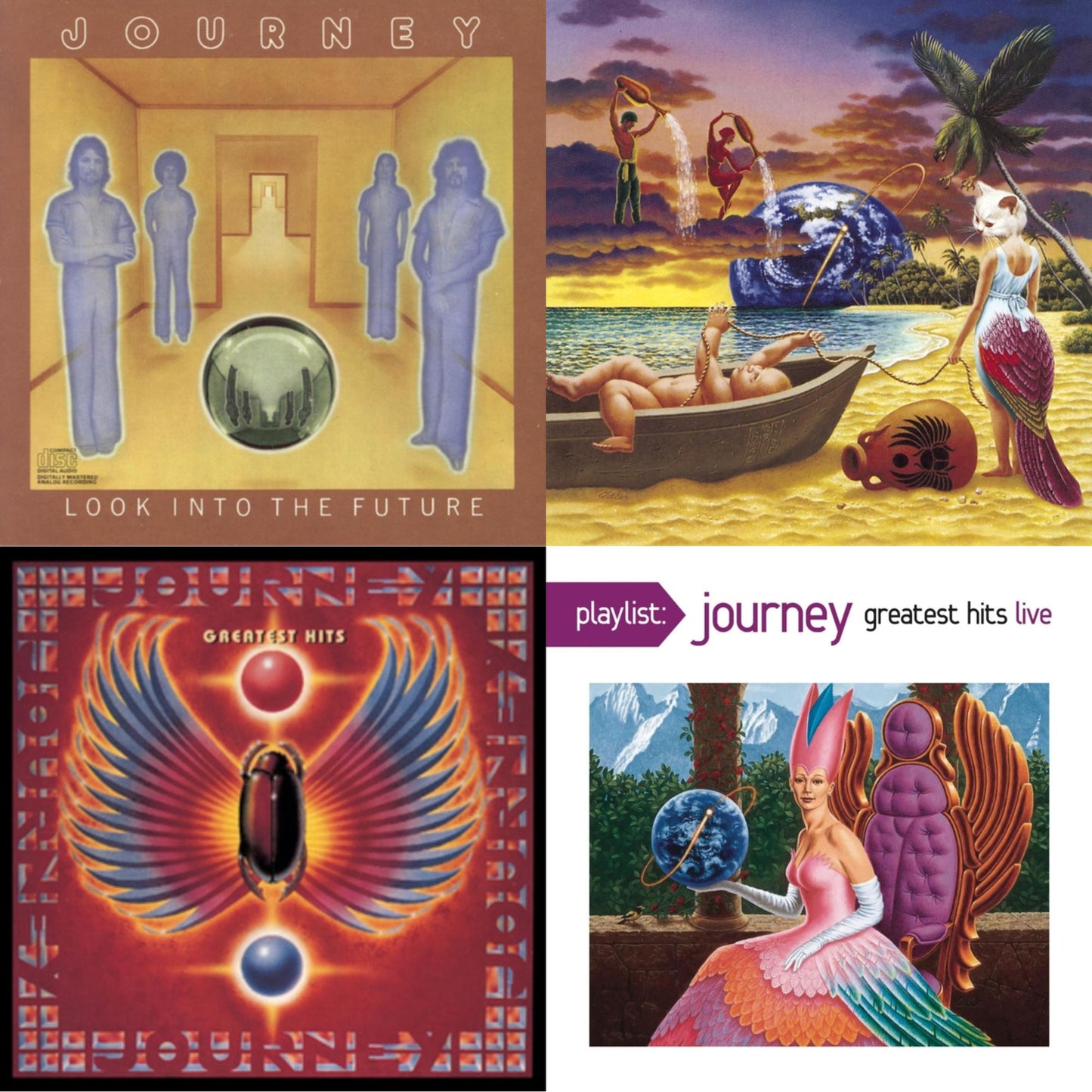 Greatest Hits & Look Into The Future & Trial By Fire & Playlist: Journey Greatest Hits Live