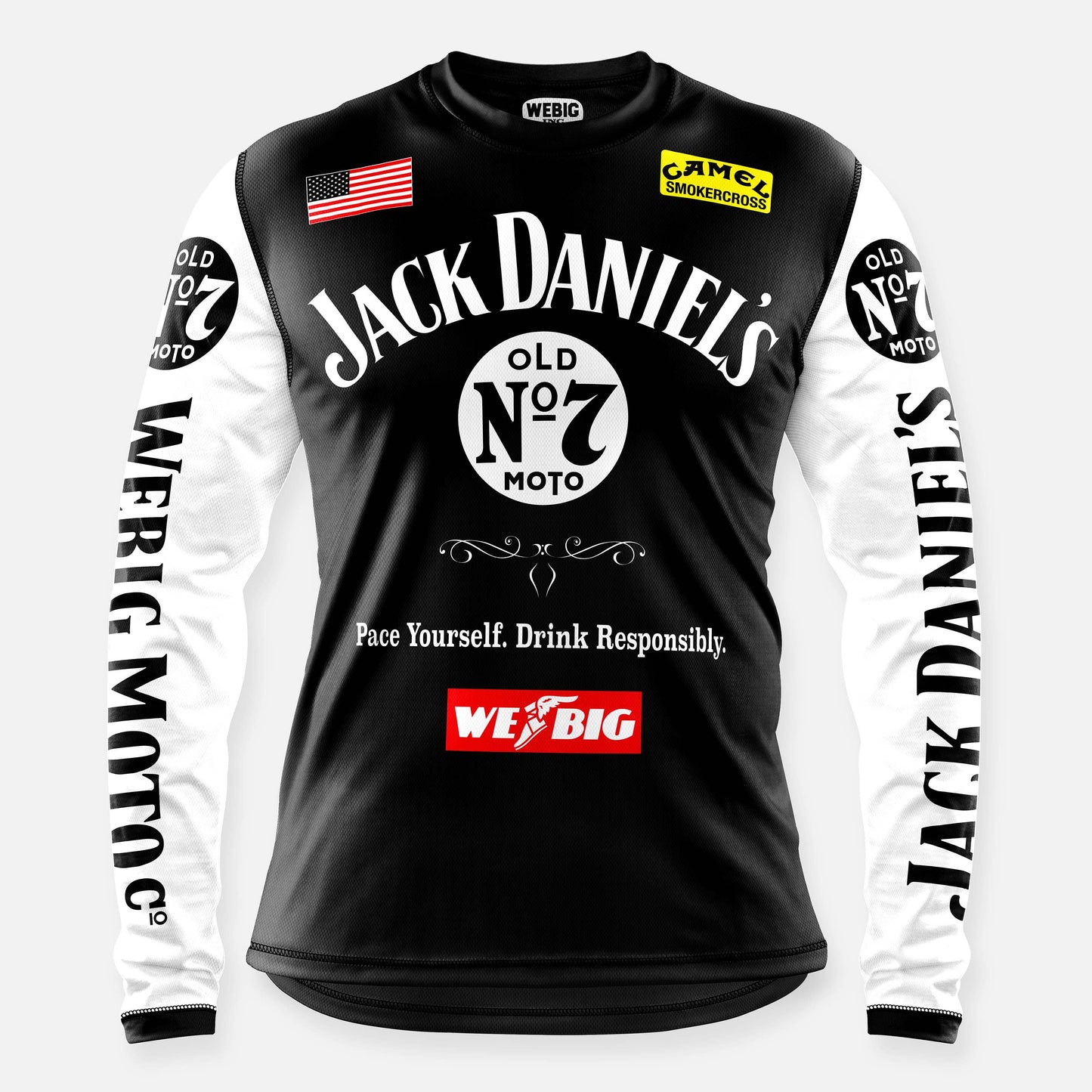 DOWN LOW JERSEY BLACK-WHITE