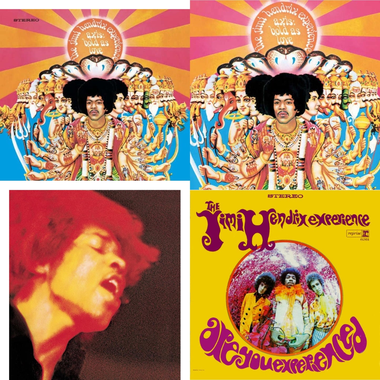 Axis: Bold As Love (180G) & Electric Ladyland (180G) & Axis: Bold As Love (Mono) (180G) & Are You Experienced (180G)
