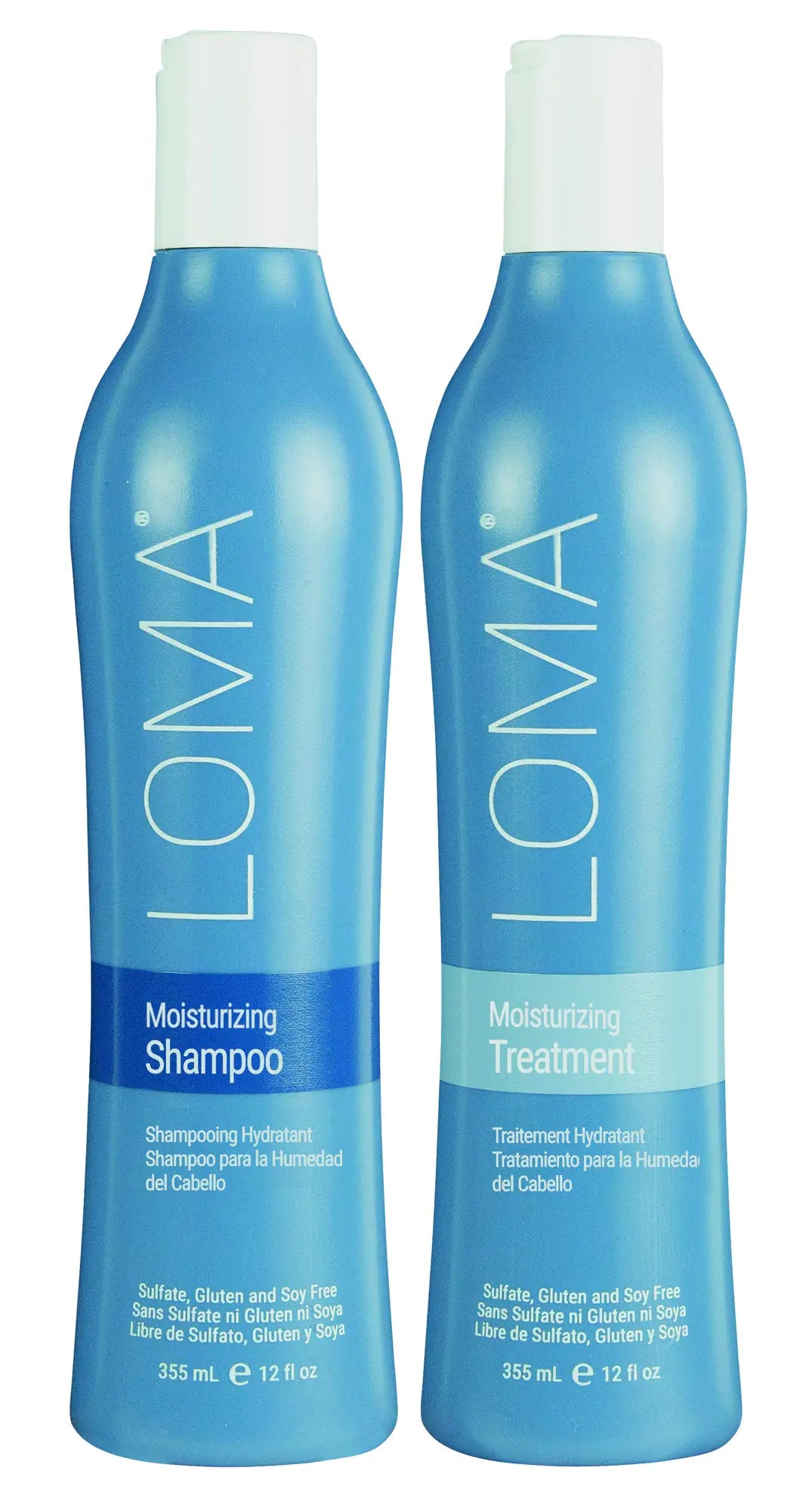 Loma Hair Care Moisturizing Shampoo & Treatment Duo 12 Fl Oz each
