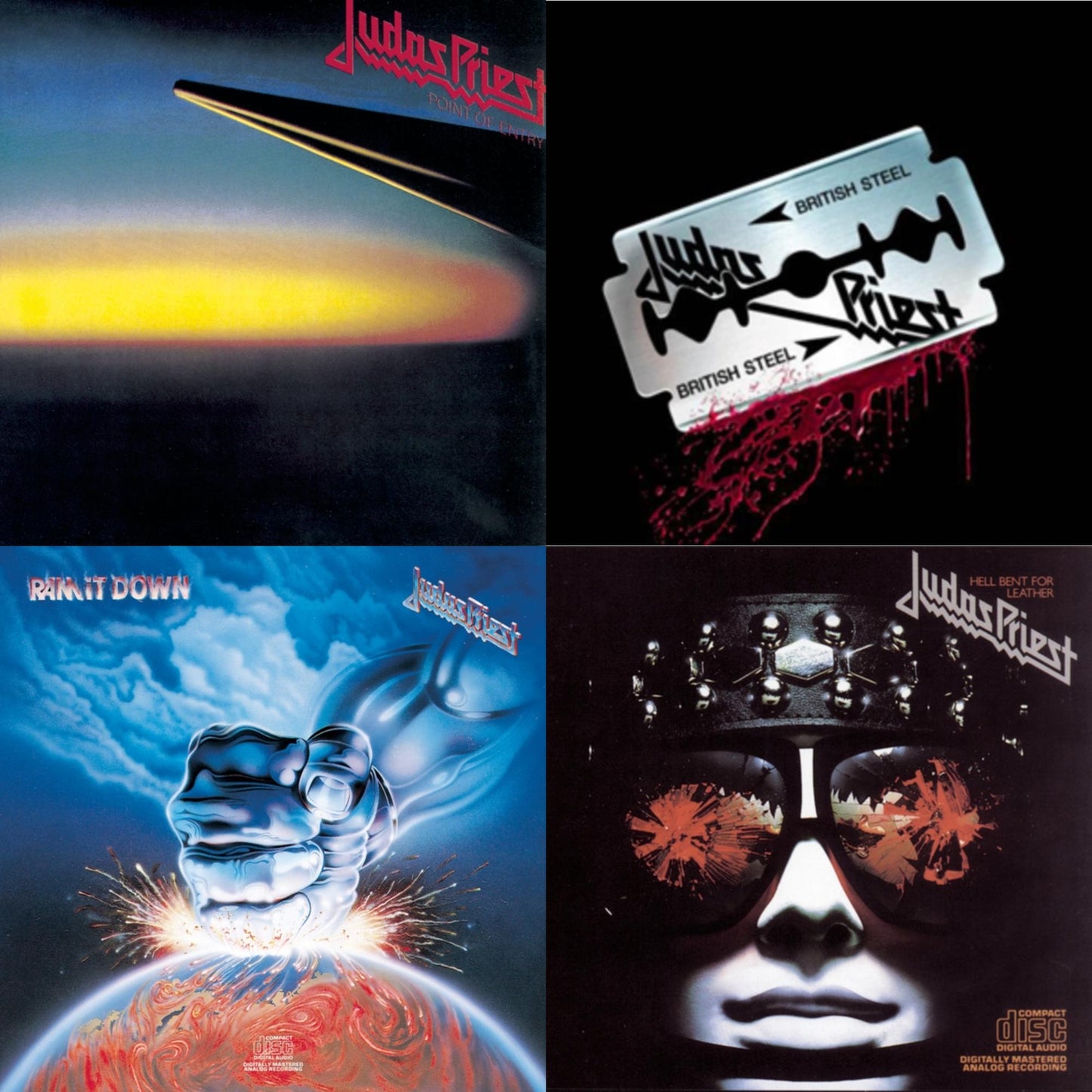 British Steel (30Th Anniversary Legacy Edition) & Ram It Down & Hell Bent For Leather & Point Of Entry