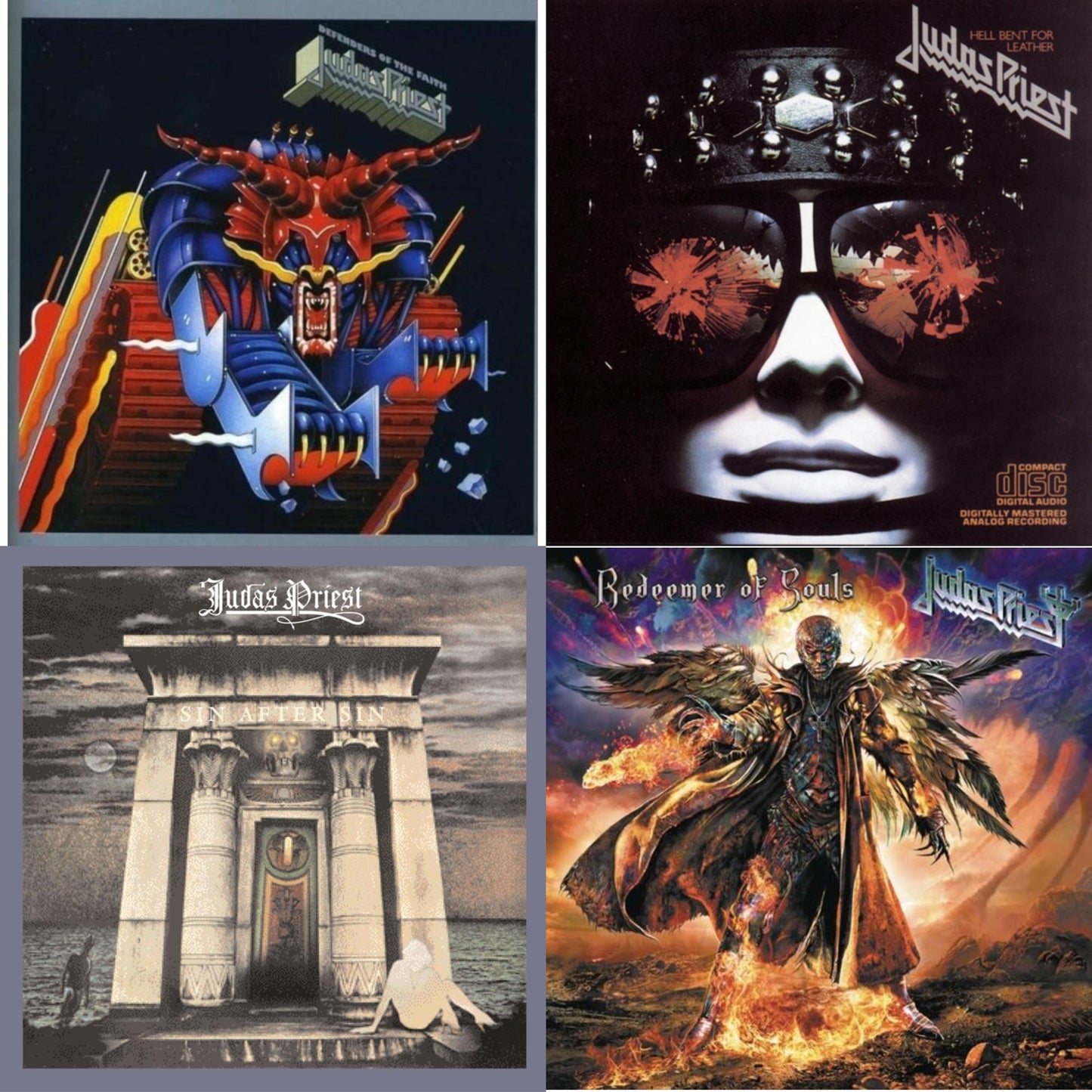 Defenders Of The Faith & Hell Bent For Leather & Sin After Sin & Redeemer Of Souls