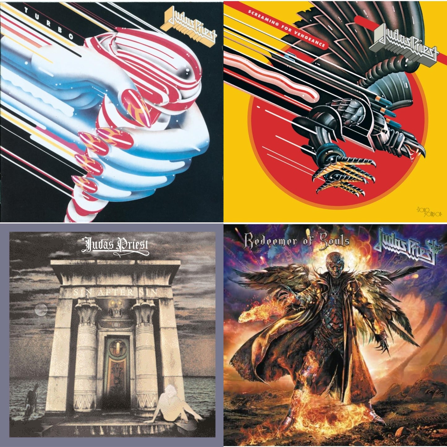 Turbo & Screaming For Vengeance & Sin After Sin & Redeemer Of Souls