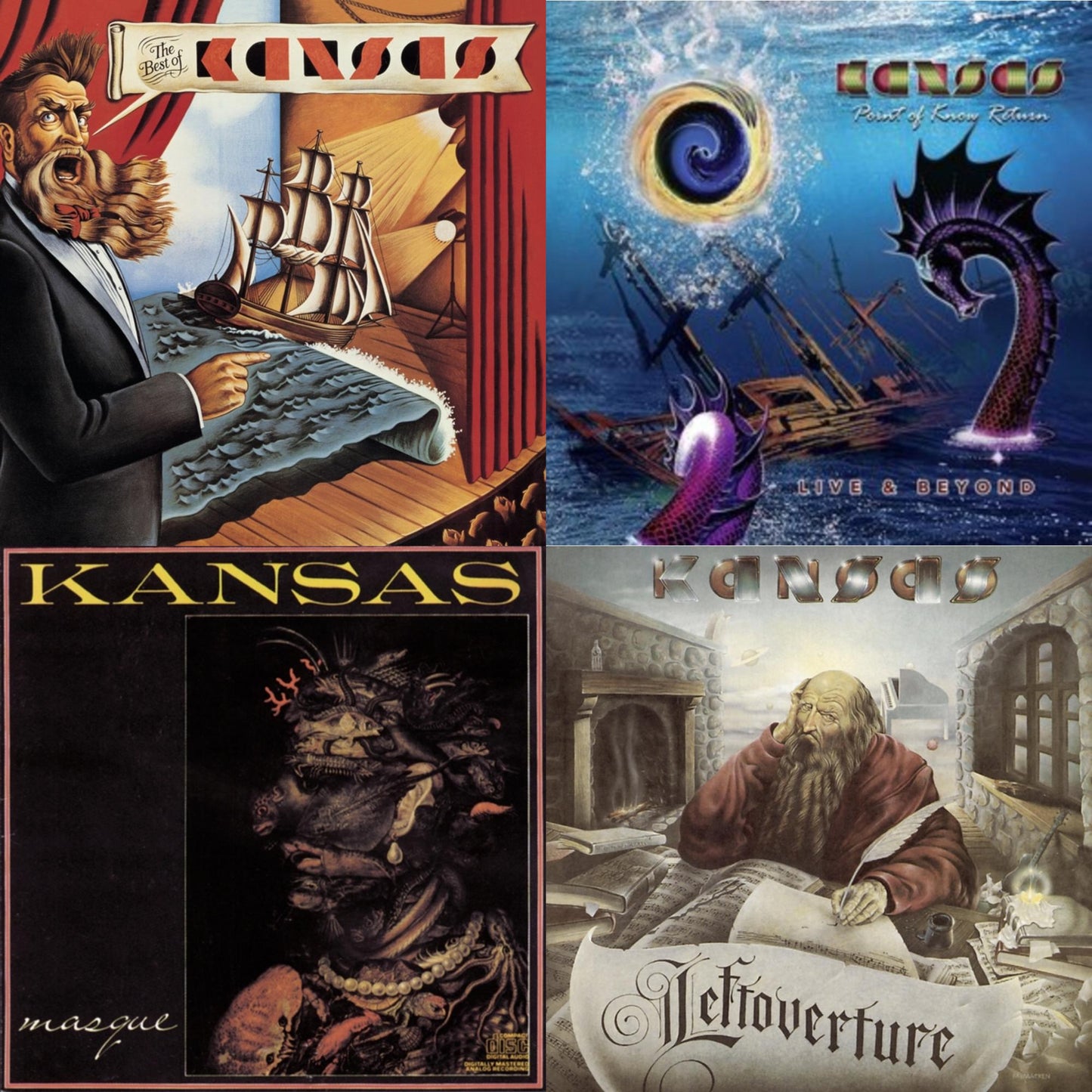 Best Of Kansas & Point Of Know & Masque & Leftoverture