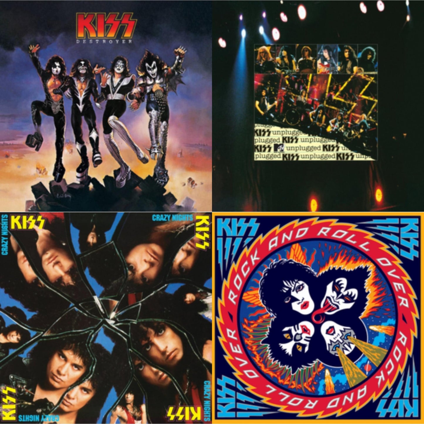 Destroyer & Mtv Unplugged & Crazy Nights & Rock & Roll Over