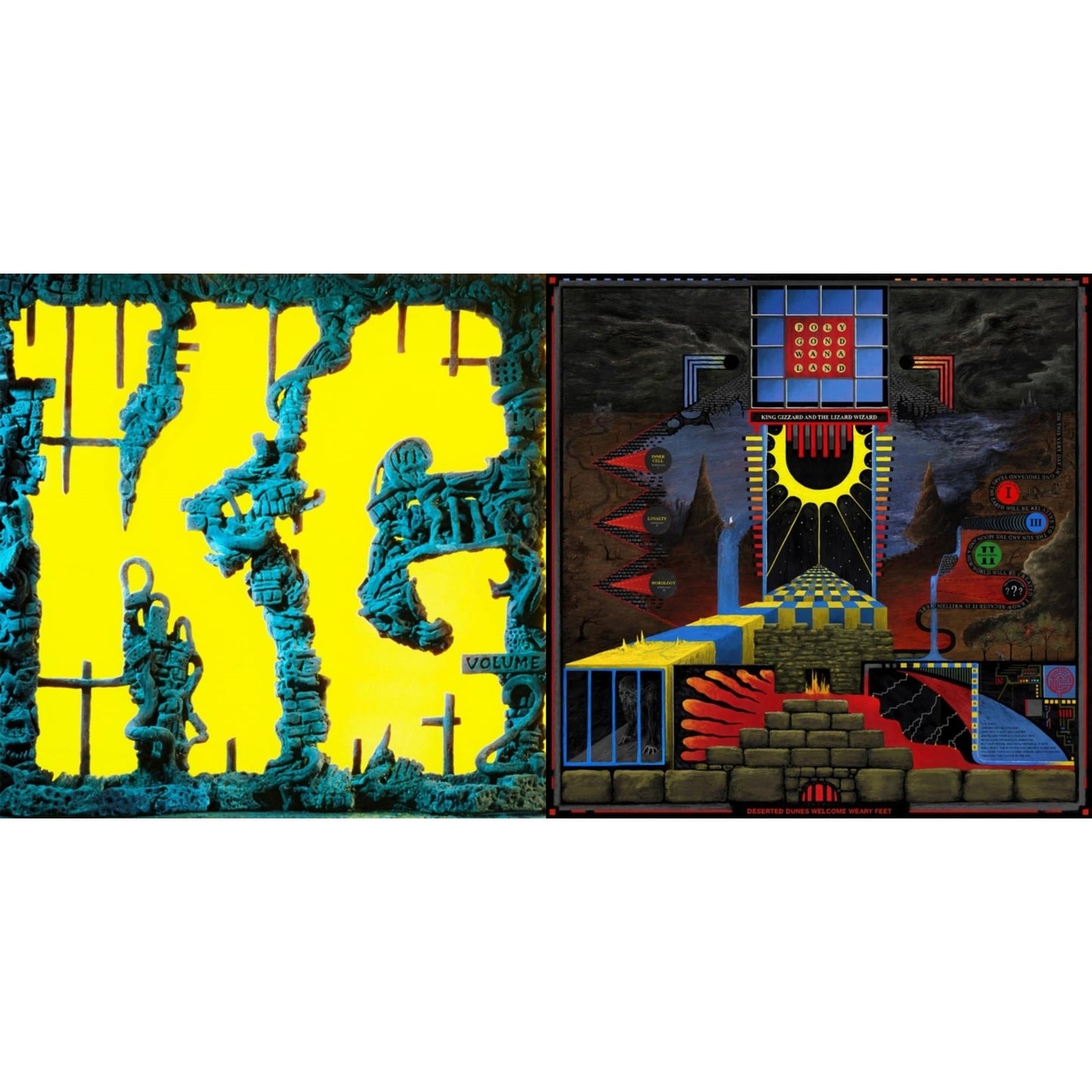 King Gizzard & The Lizard Wizard - K.G. (X) & Polygondwanaland - CD Bundle