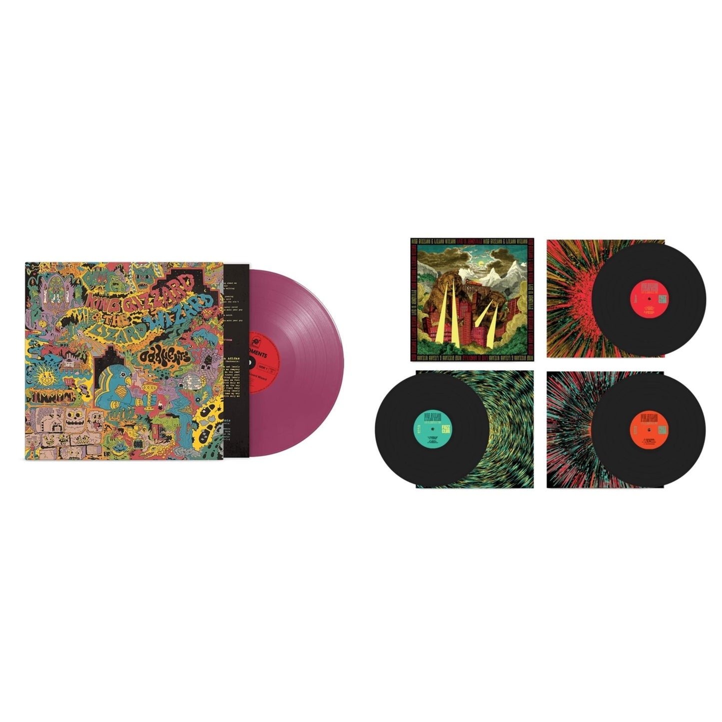 Live In Adelaide '19 (Fuzz Club Official Bootleg) & Oddments (Plum LP Vinyl)