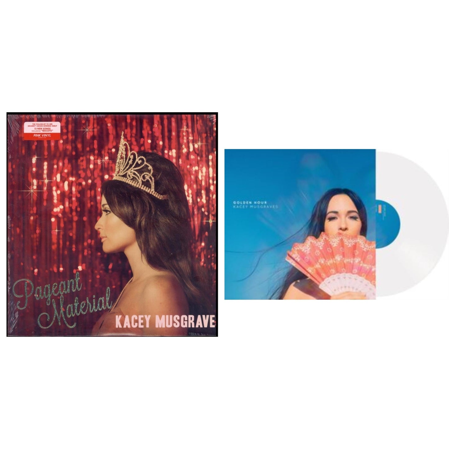Pageant Material (Pink/White LP Vinyl) & Golden Hour (LP)