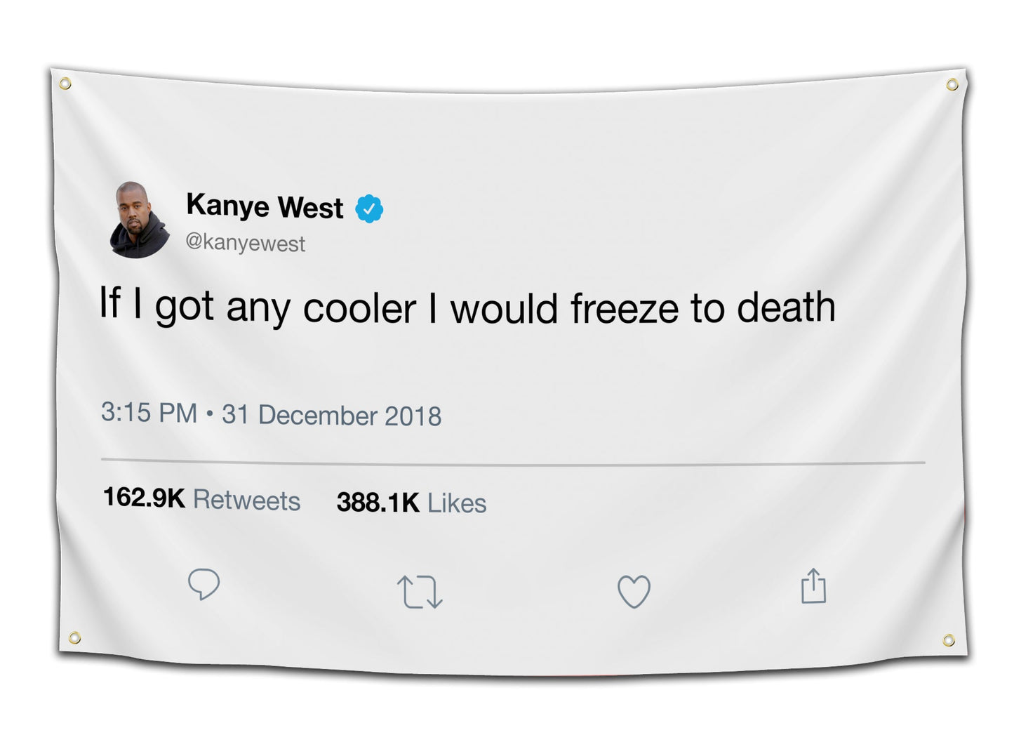Kanye Cooler Tweet