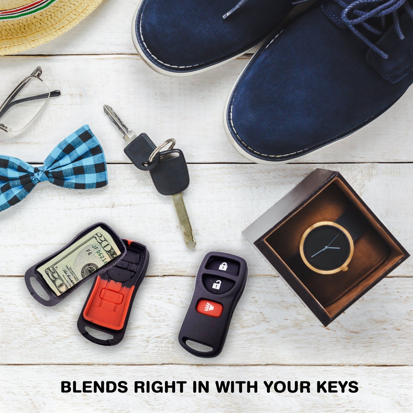 Discreet Car Diversion Safes Bundle - Fake Car Lighter Diversion safe, Car key secret safe, Car Remote hidden safe