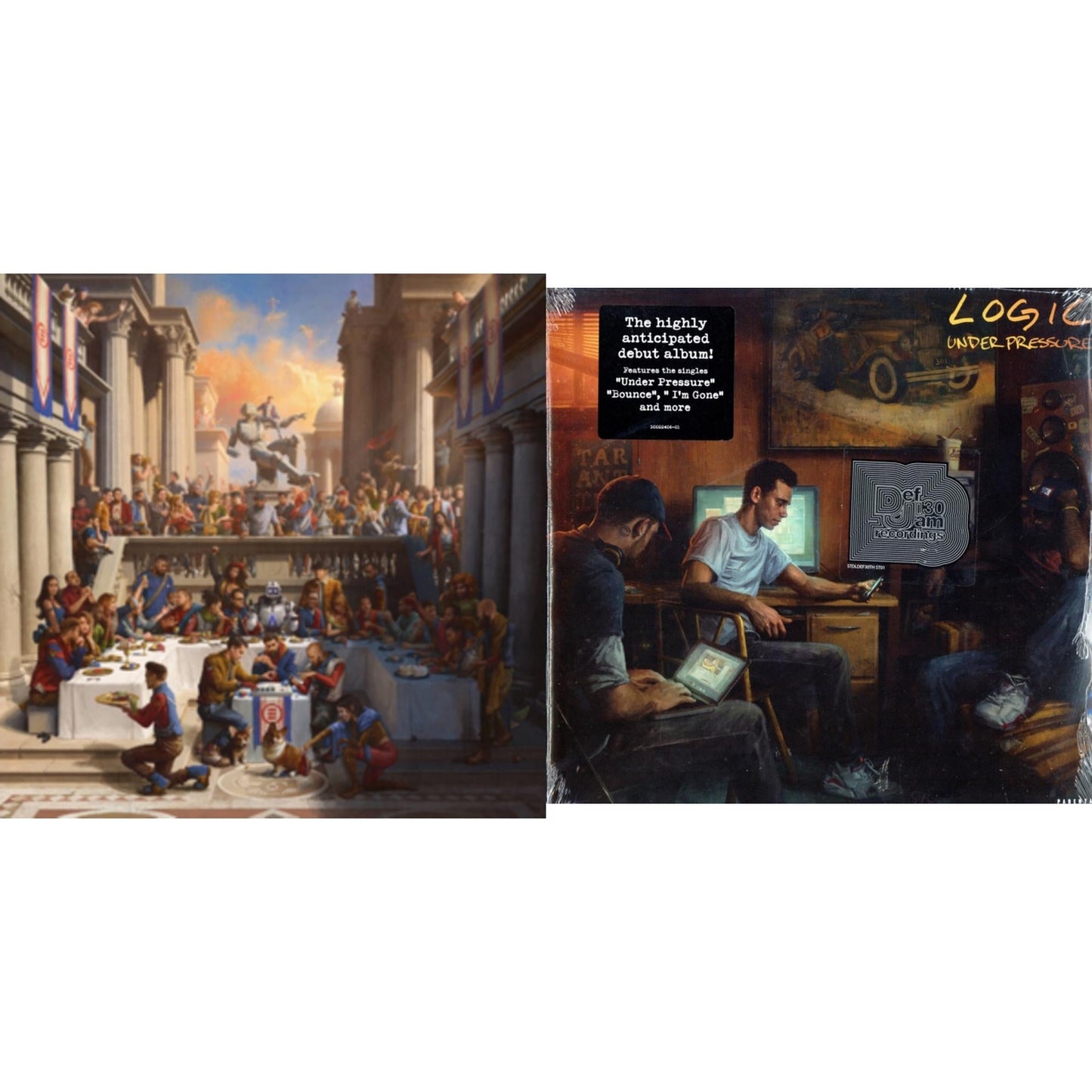 Logic - Under Pressure (X) & Everybody - LP Vinyl Bundle