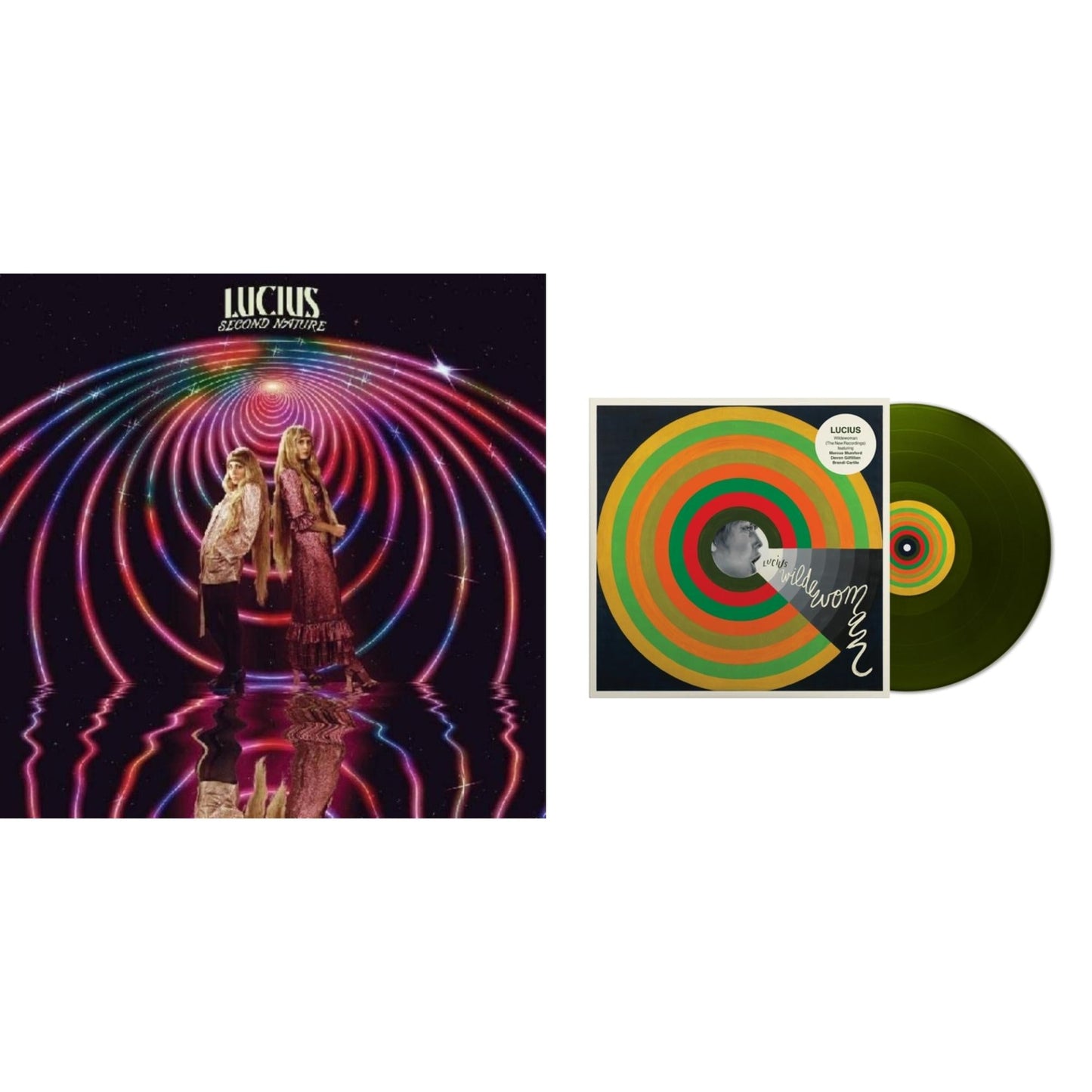 Second Nature (Clear Pink LP Vinyl) & Wildewoman (The New Recordings) (Translucent Forest Green LP Vinyl)