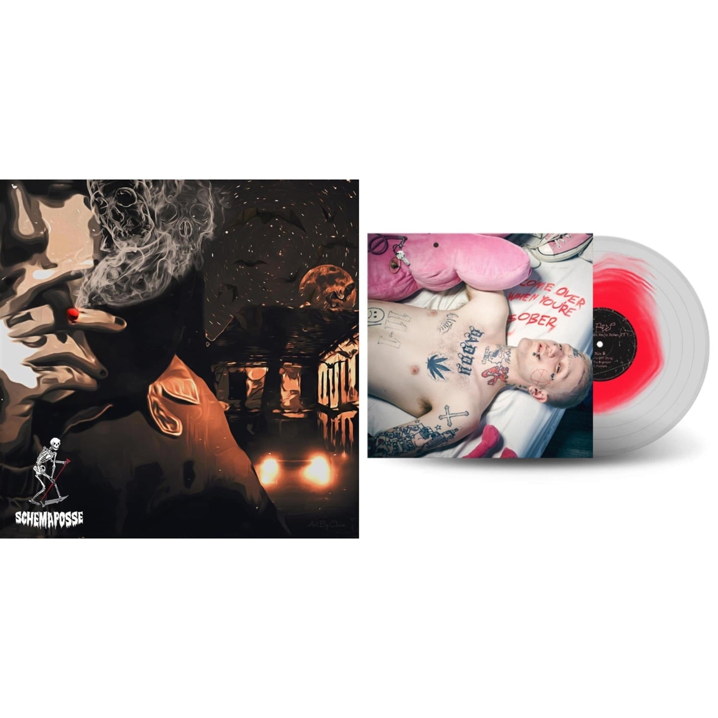Live Forever & Come Over When You're Sober, Pt.1 (Pink In Clear LP Vinyl)