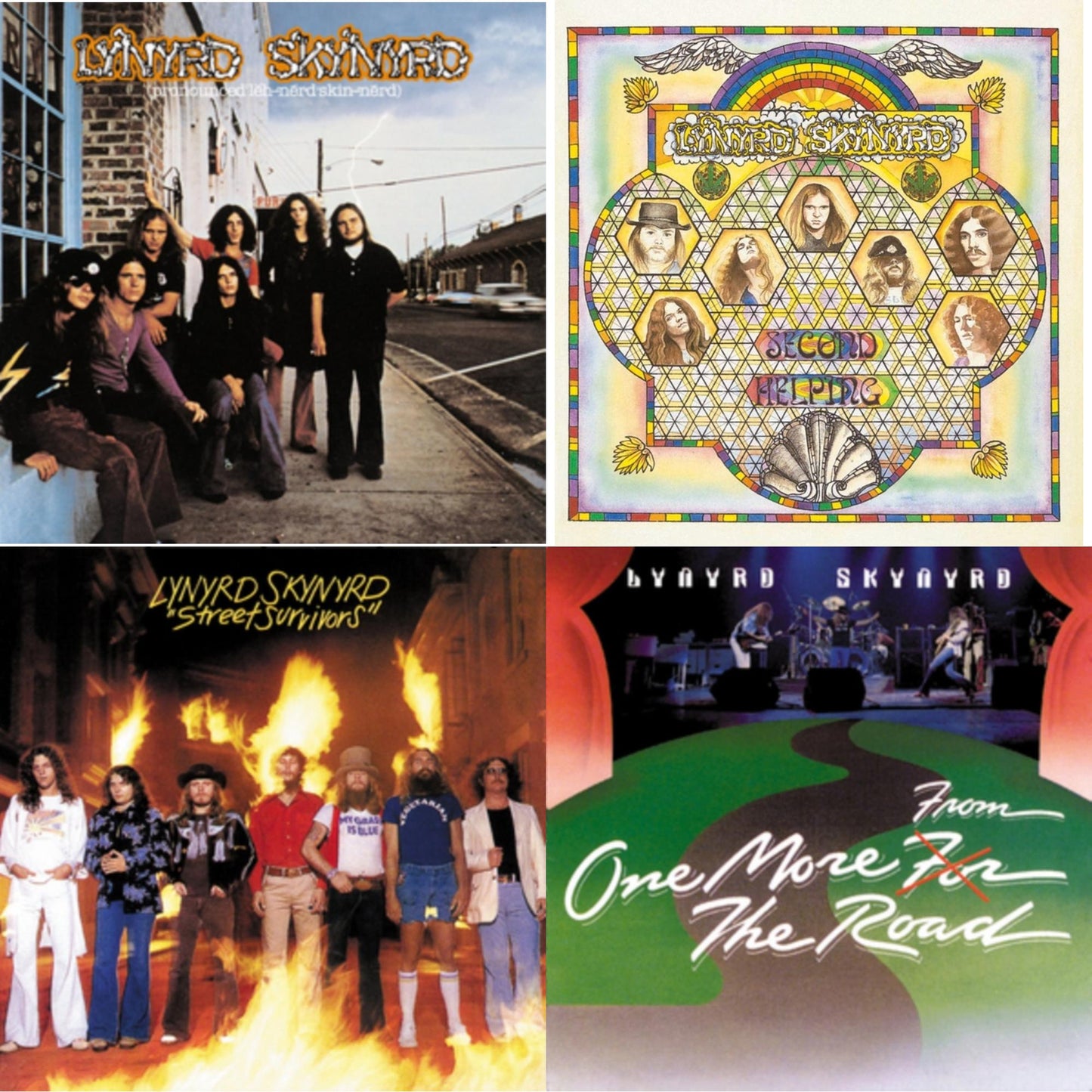 Pronounced Leh-Nerd Skin-Nerd & Second Helping & Street Survivors & One More From The Road