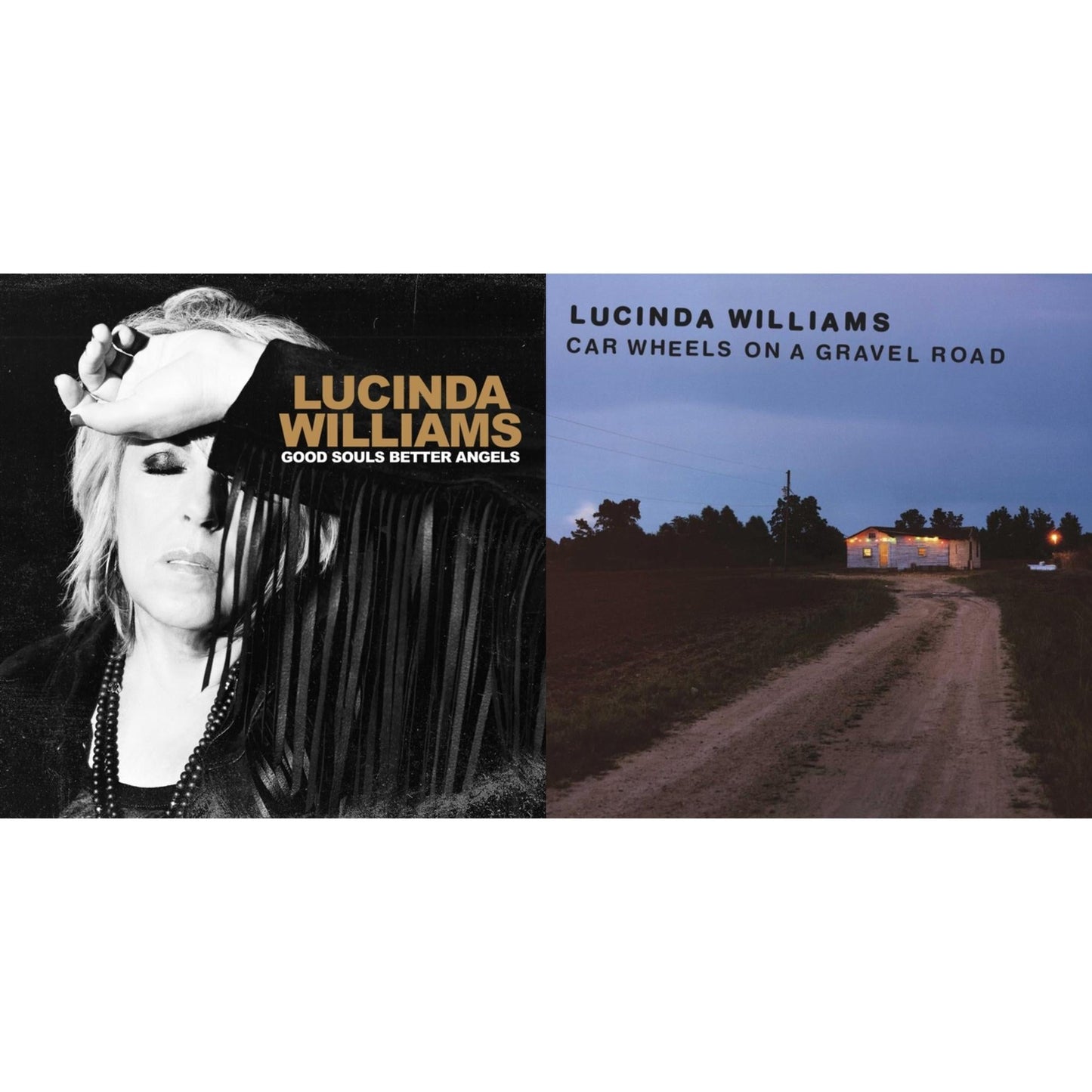 Car Wheels On A Gravel Road (Yellow LP Vinyl) & Good Souls Better Angels