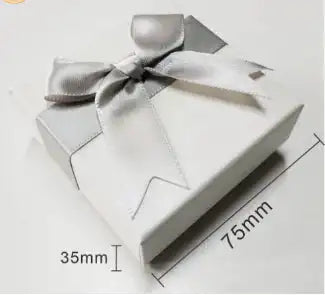 Premium Gift Box with Ribbon Bow for DIY Necklaces (One)