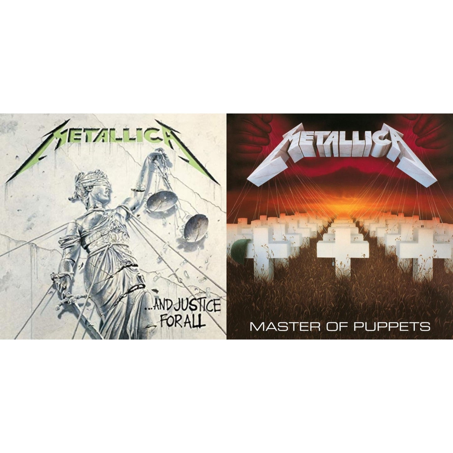 Metallica - Master Of Puppets (Remastered) & And Justice For All (Remastered) - CD Bundle