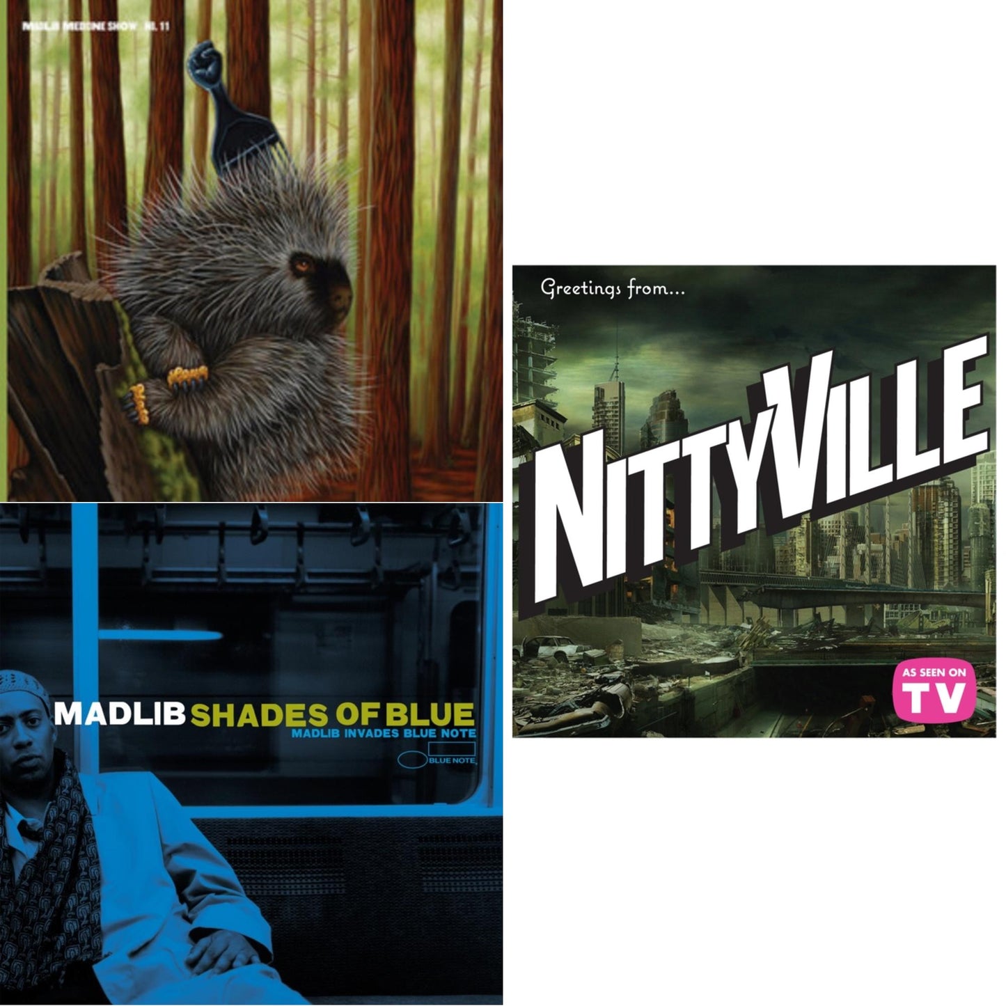 Shades Of Blue (Blue Note Classic Vinyl Series) (2LP) & Channel 85 Presents Nittyville: Season 1 & Low Budget High Fi Music (Color LP Vinyl)