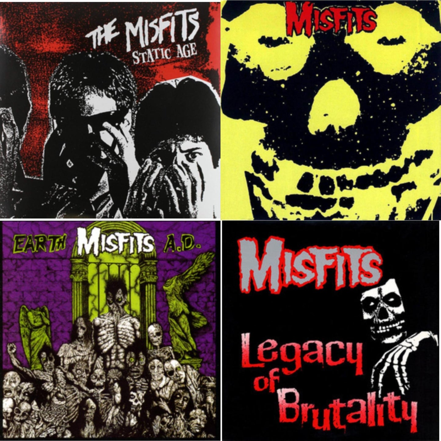 Earth A.D. & Legacy Of Brutality & Collection & Static Age