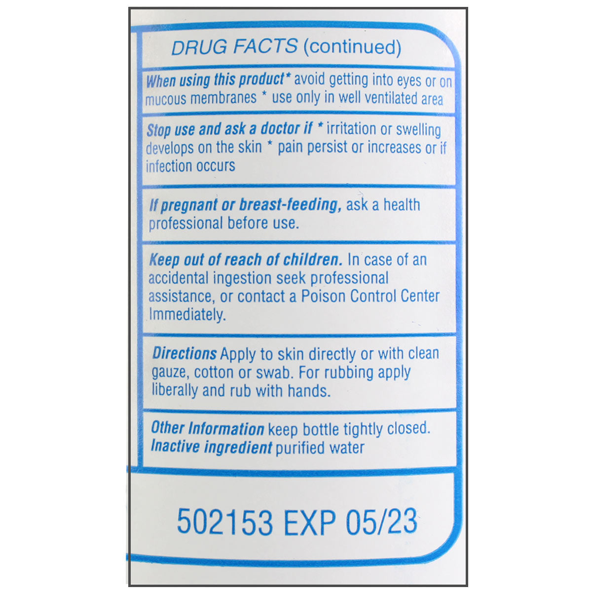 Isopropyl Alcohol, 70%, 32 oz. - 1 Each