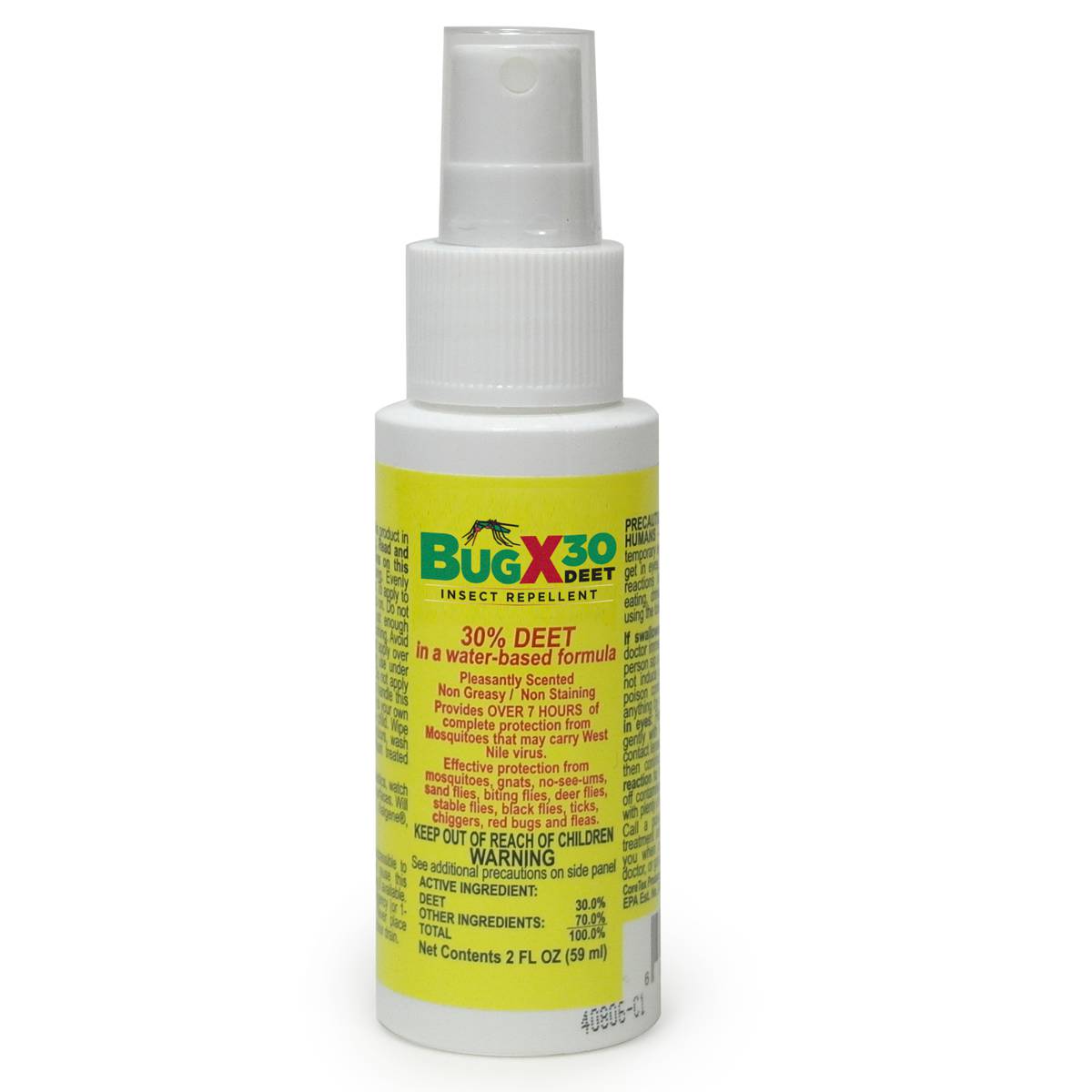 BUGX Insect Repellant Pump Spray, 30% DEET 2 oz.