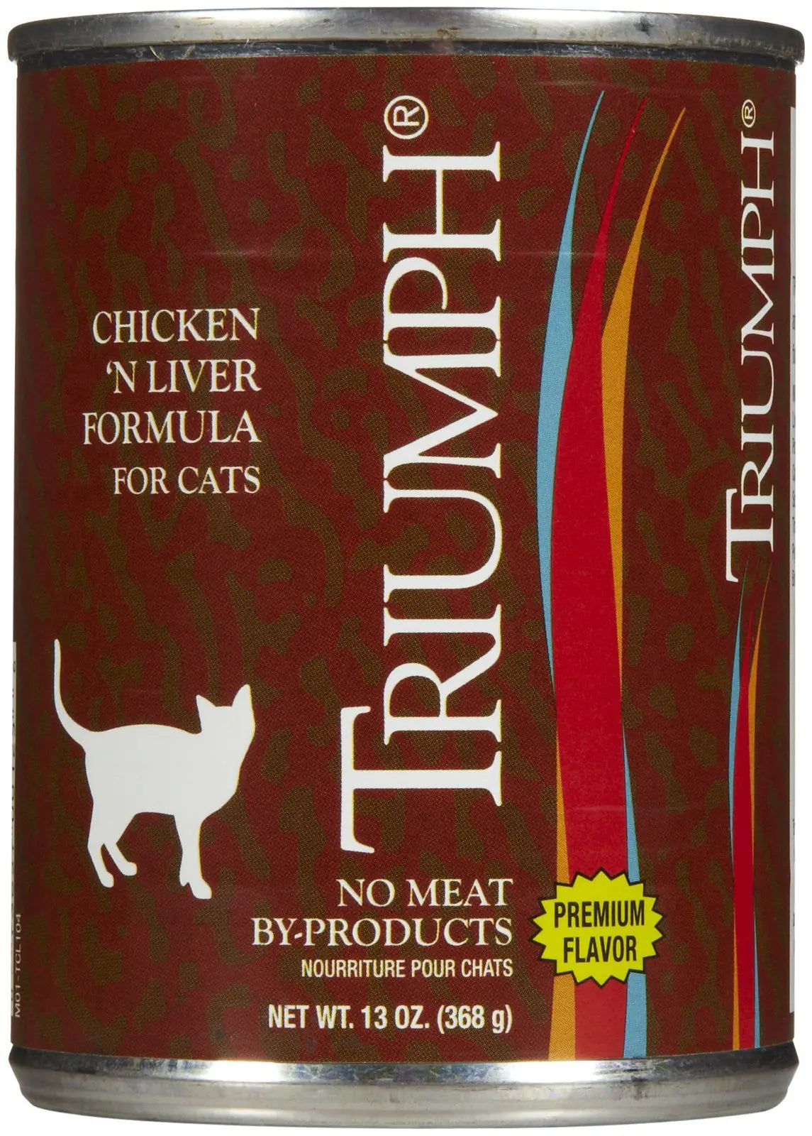 Triumph Chicken And Liver Canned Cat Food Case Of 12 13.2 Oz.