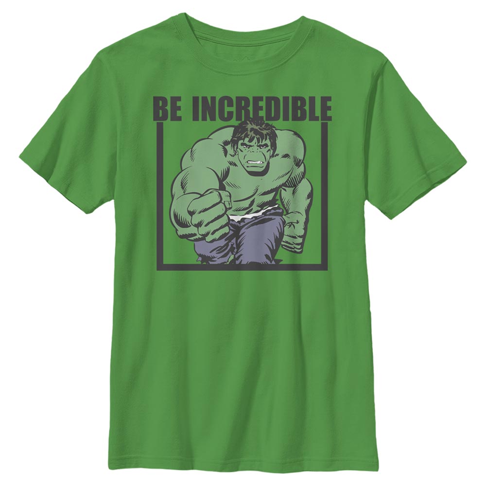 Marvel Hulk Be Incredible Boys Kids T Shirt