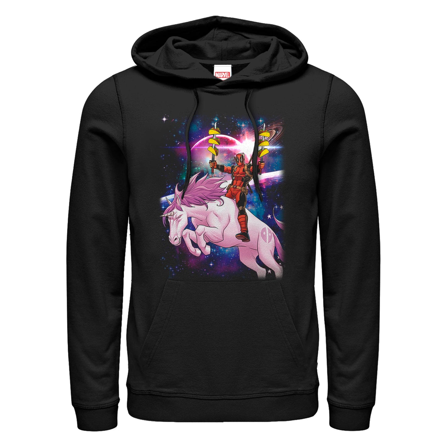 Marvel Taco Unicorn Lightweight Mens Hoodie