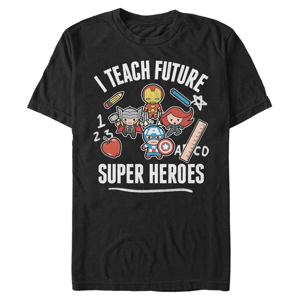 Marvel Teach Future Supers Mens T Shirt