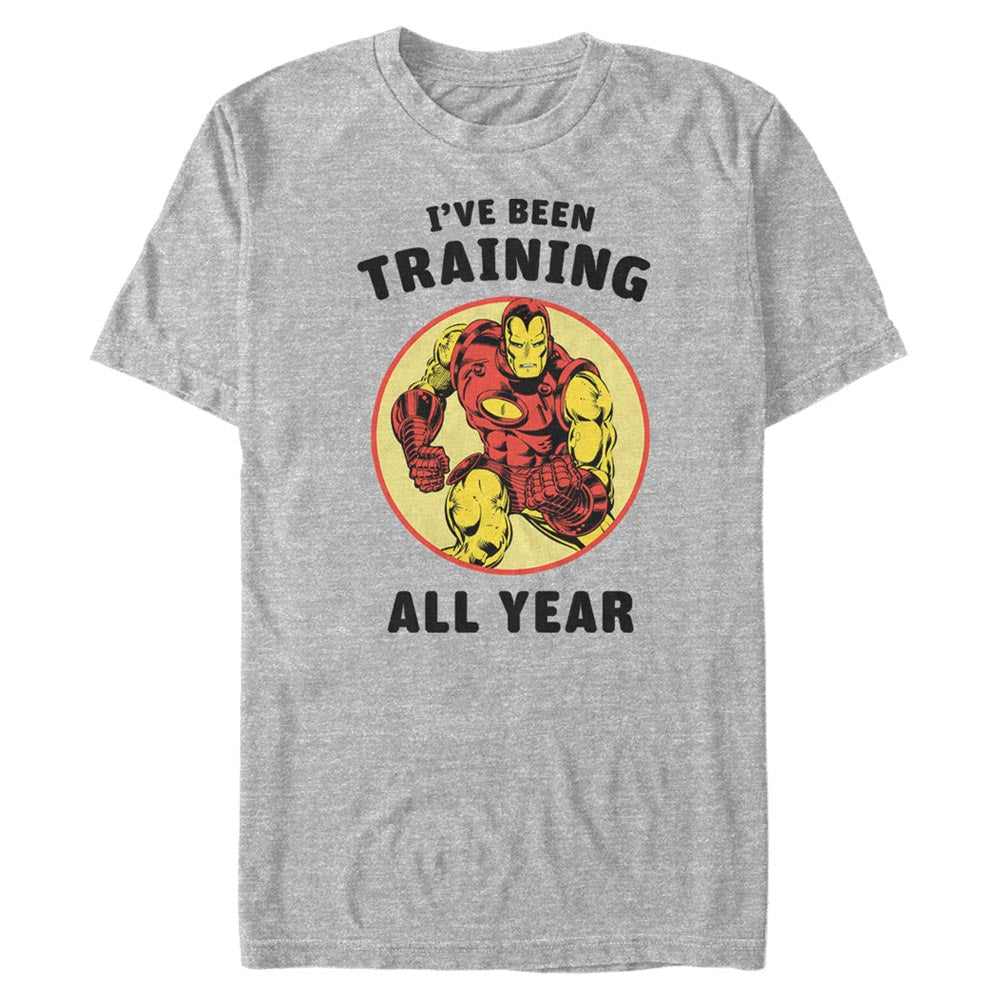 Marvel Iron Man Year Training Mens T Shirt