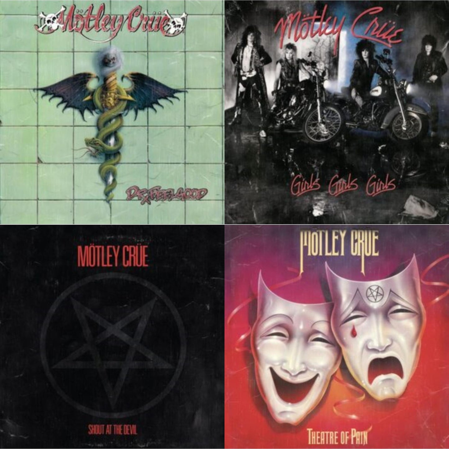 Dr. Feelgood & Girls, Girls, Girls (X) (2021 Remaster) & Shout At The Devil & Theatre Of Pain