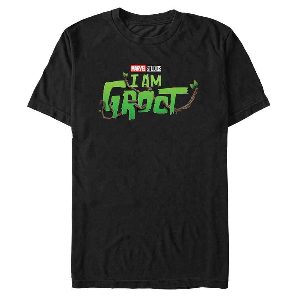 Marvel Groot Main Logo Mens T Shirt
