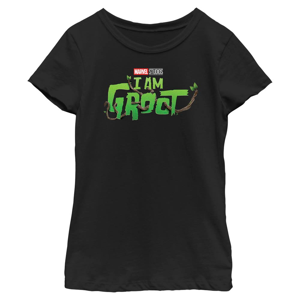 Marvel Groot Main Logo Kids Youth Girls T Shirt